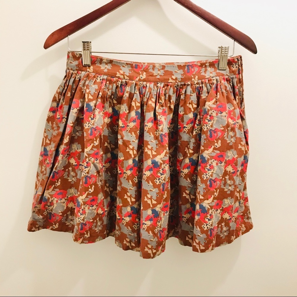 United Colors Of Benetton Circle Skirt XL floral
